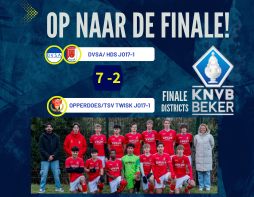 Samengesteld team DVSA–HDS bereikt overtuigend de finale!