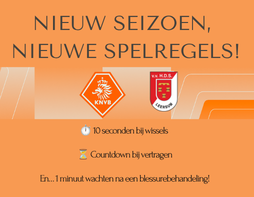 Nieuw seizoen, nieuwe spelregels! Ken jij ze al?