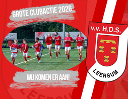 Grote Clubactie: HDS komt weer langs! ❤️🤍