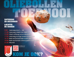 Zaterdag 20 december: Oliebollentoernooi!