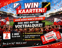 Wil jij ook naar een wedstrijd van FCU?