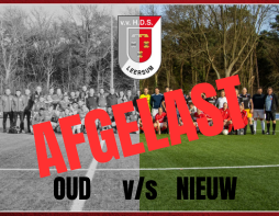 Wedstrijd 'OUD - NIEUW' afgelast!