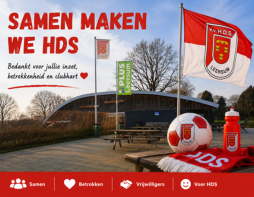 SAMEN MAKEN WE HDS: Bedankt voor jullie inzet, betrokkenheid en clubhart ❤️
