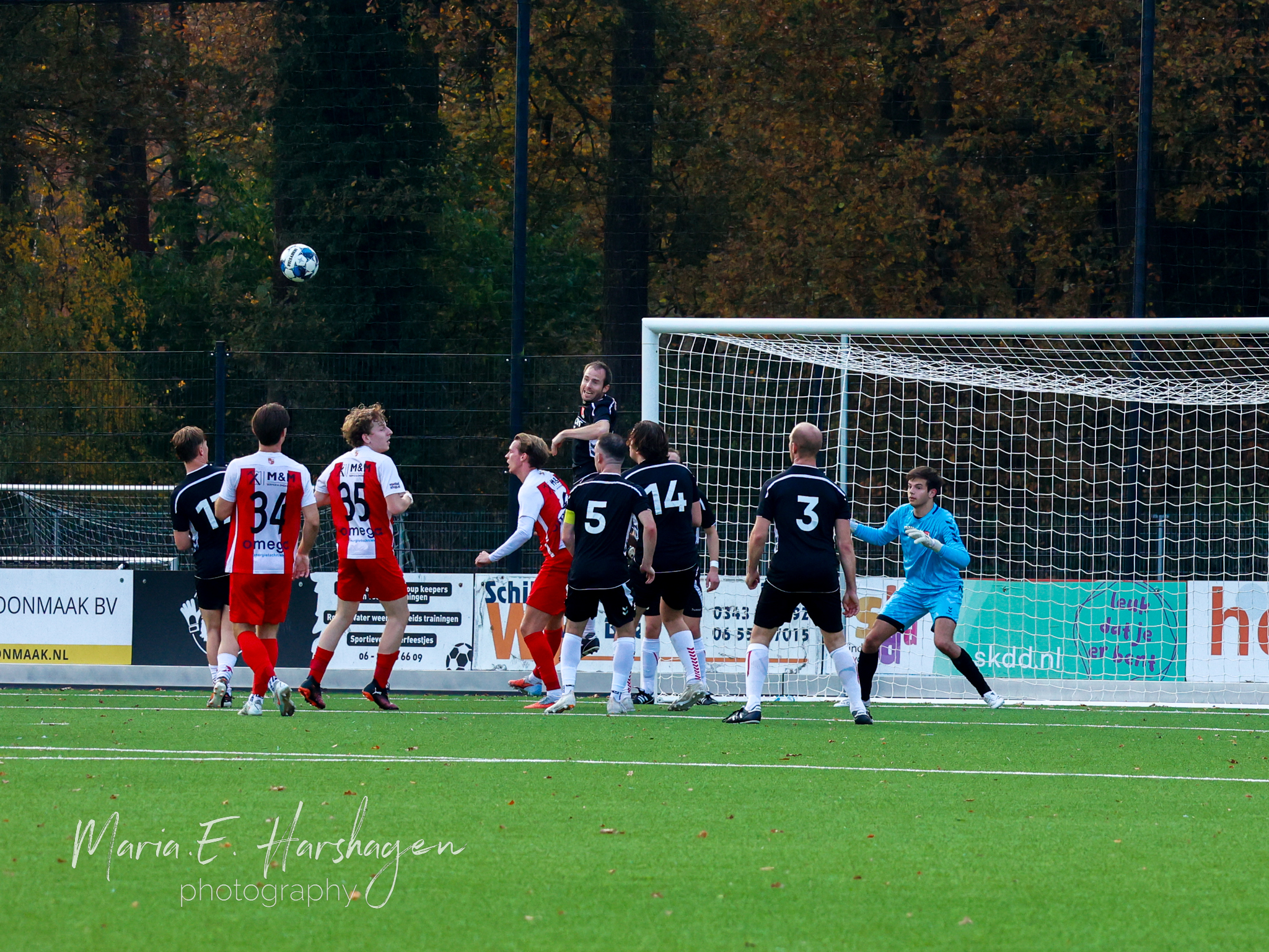 Spektakel op sportpark De Engelse Berg